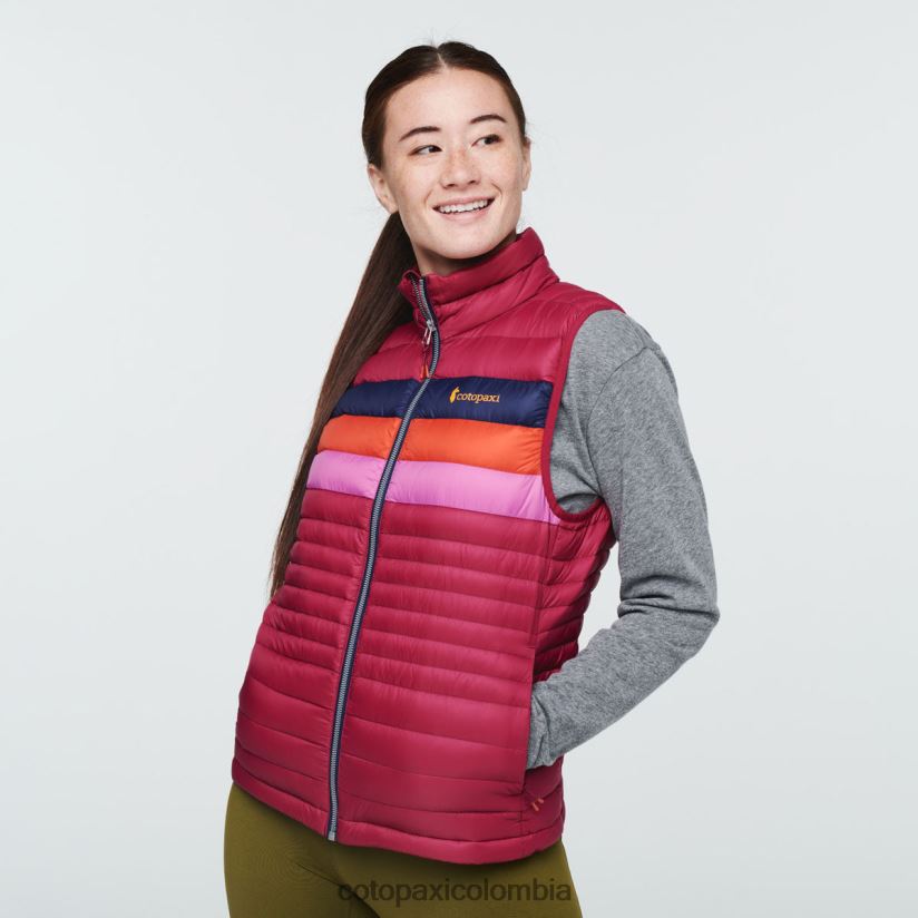 Cotopaxi chaleco de plumas fuego mujer frambuesa XN60D245 ropa