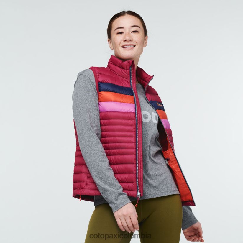 Cotopaxi chaleco de plumas fuego mujer frambuesa XN60D245 ropa