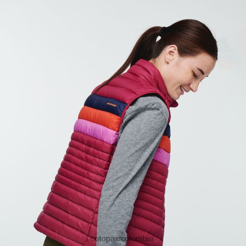 Cotopaxi chaleco de plumas fuego mujer frambuesa XN60D245 ropa