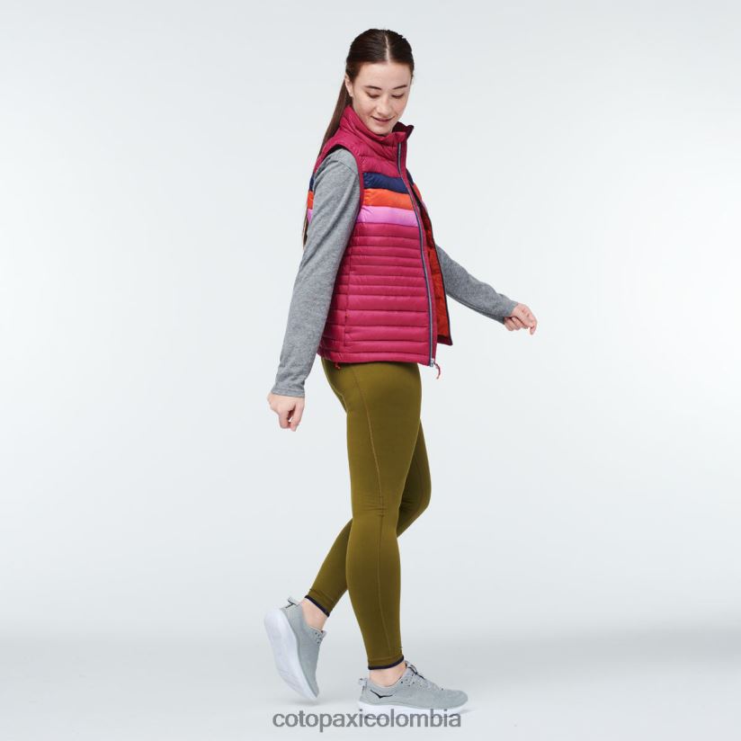Cotopaxi chaleco de plumas fuego mujer frambuesa XN60D245 ropa