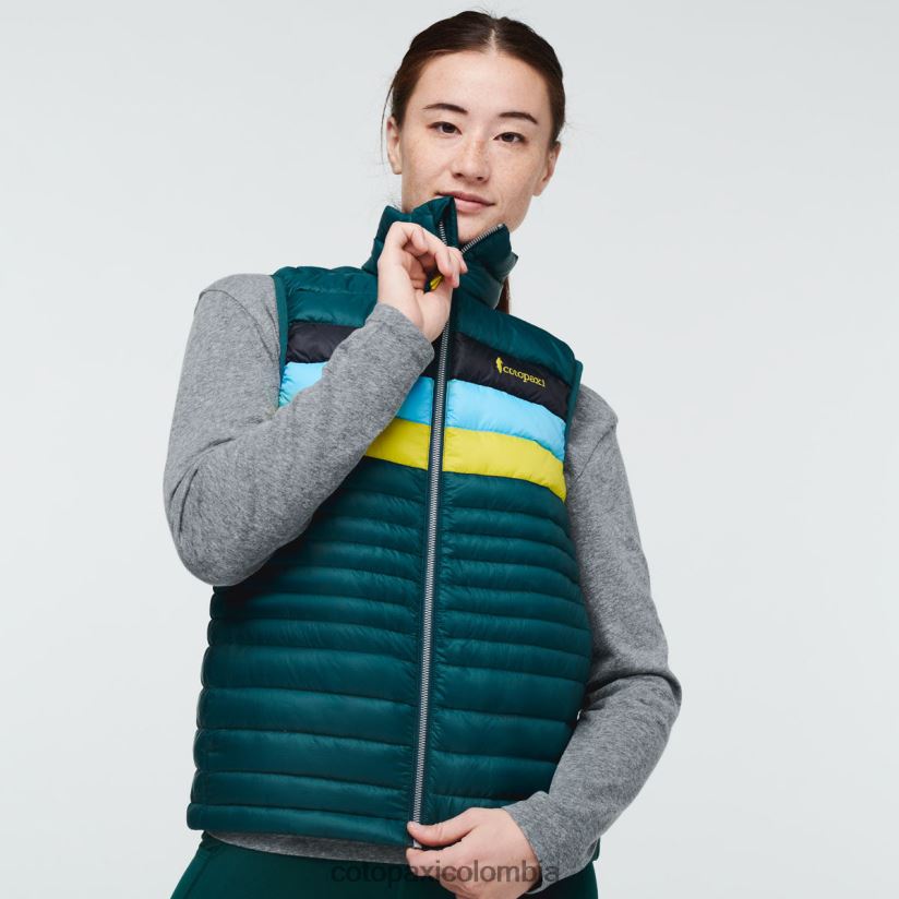 Cotopaxi chaleco de plumas fuego mujer océano profundo XN60D249 ropa
