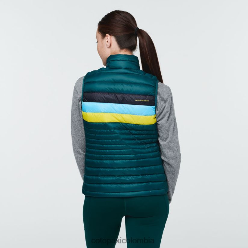 Cotopaxi chaleco de plumas fuego mujer océano profundo XN60D249 ropa