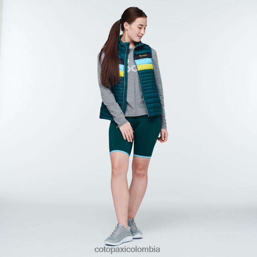Cotopaxi chaleco de plumas fuego mujer océano profundo XN60D249 ropa