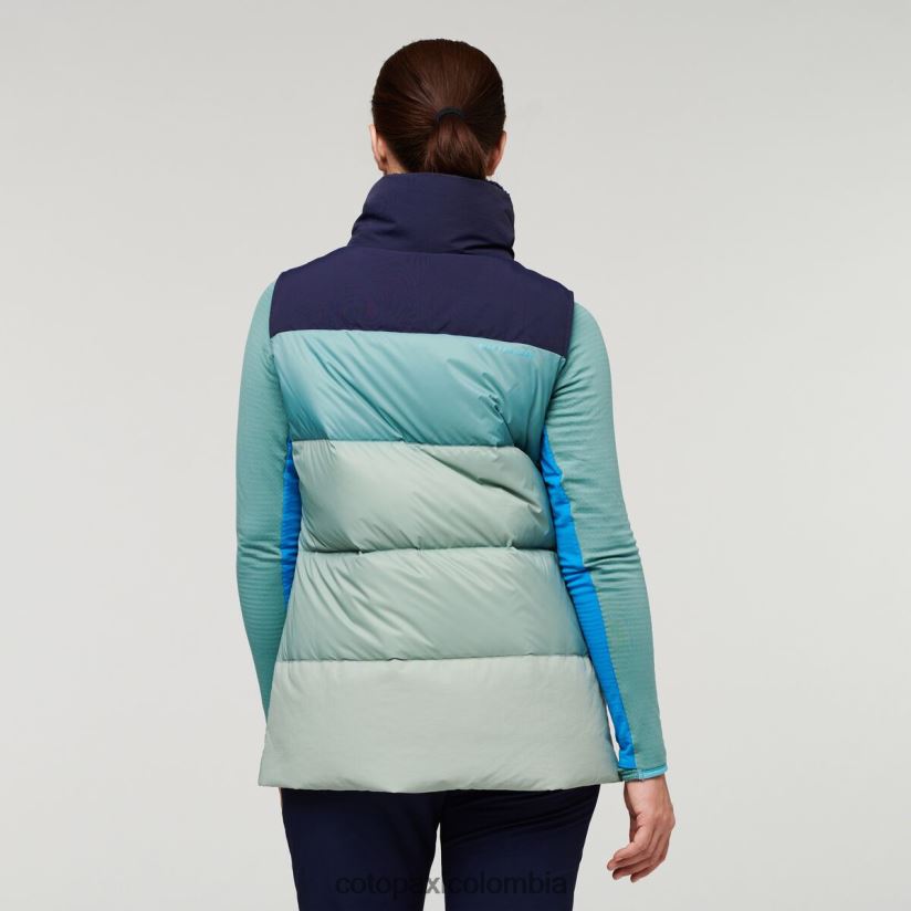 Cotopaxi chaleco de plumas solazo mujer marítimo/hoja de plata XN60D252 ropa