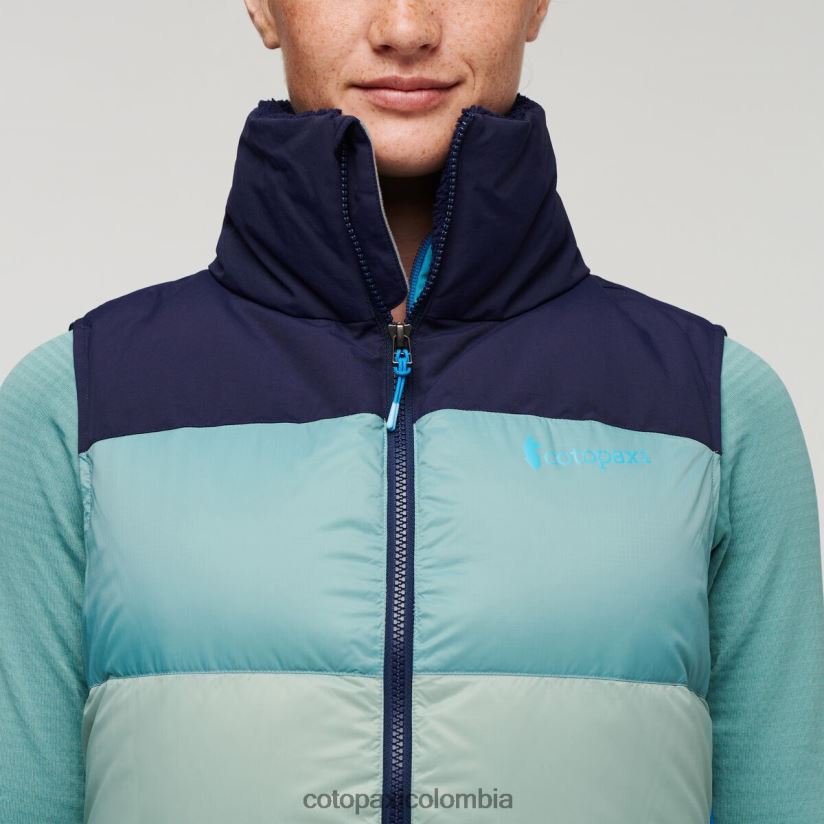 Cotopaxi chaleco de plumas solazo mujer marítimo/hoja de plata XN60D252 ropa