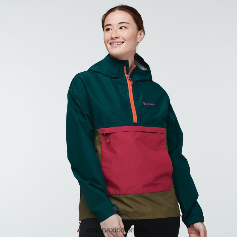 Cotopaxi anorak cielo lluvia mujer océano profundo XN60D216 ropa