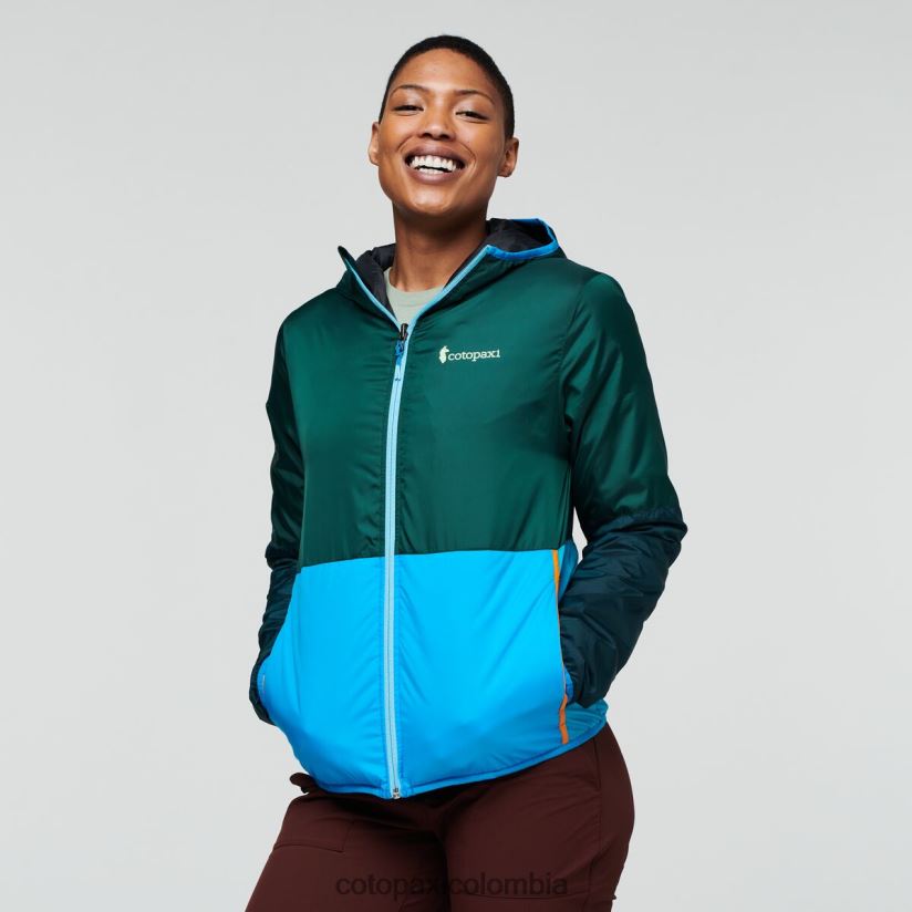 Cotopaxi chaqueta con capucha teca calido mujer Pensacola XN60D28 ropa