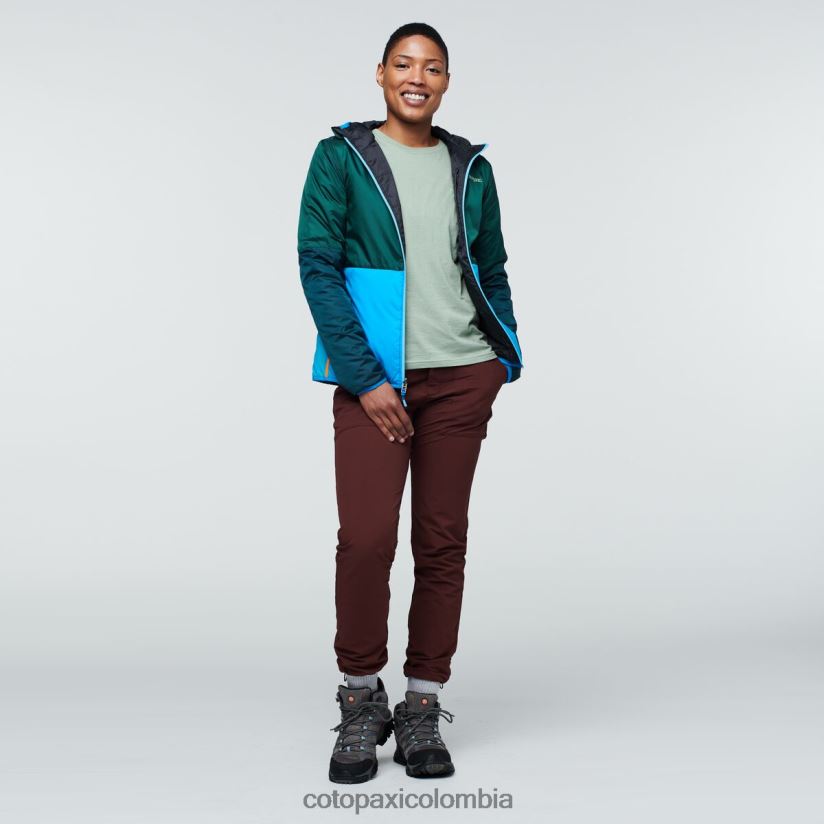 Cotopaxi chaqueta con capucha teca calido mujer Pensacola XN60D28 ropa
