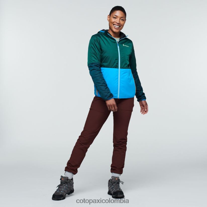 Cotopaxi chaqueta con capucha teca calido mujer Pensacola XN60D28 ropa