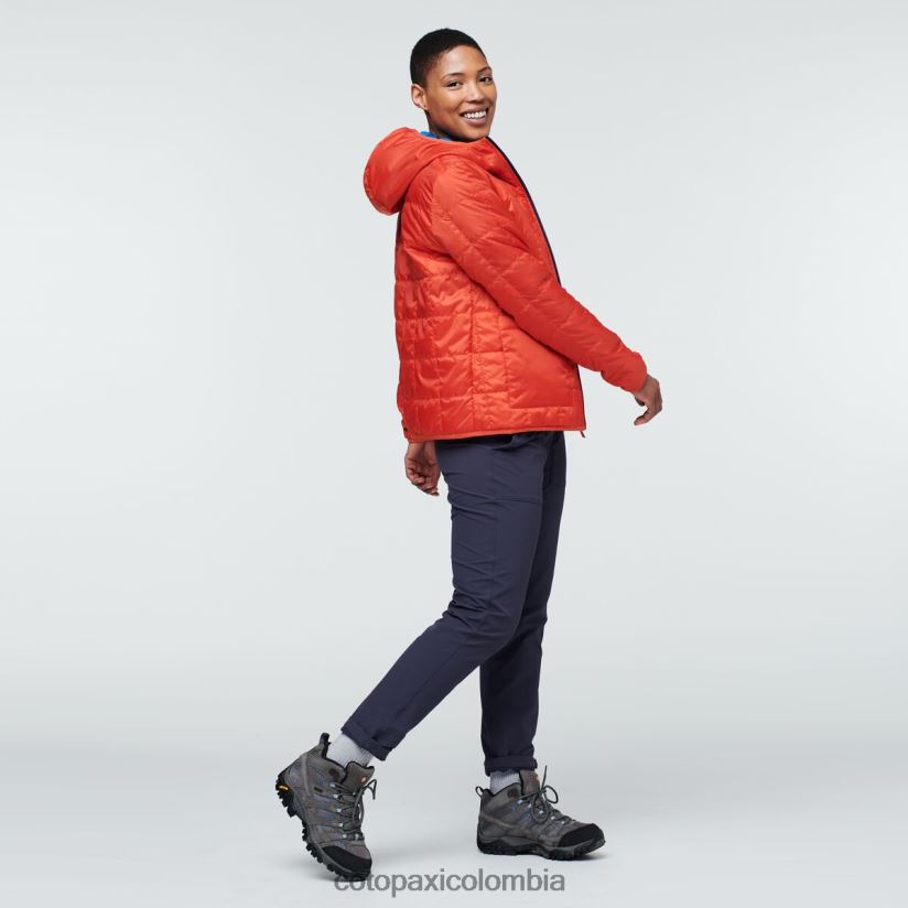 Cotopaxi chaqueta con capucha teca calido mujer ciencia espacial XN60D27 ropa