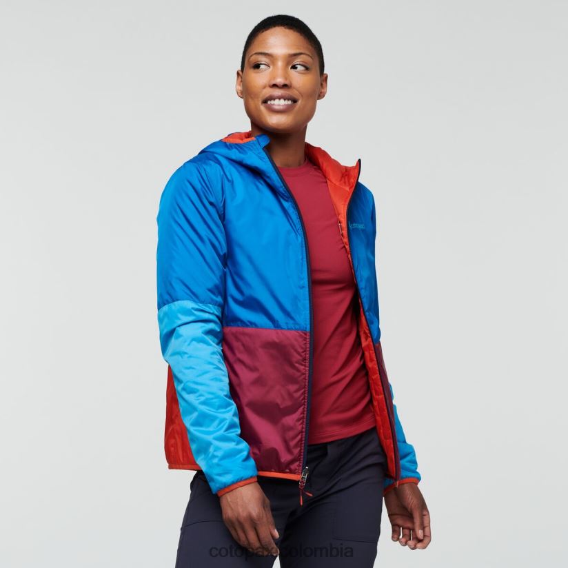 Cotopaxi chaqueta con capucha teca calido mujer ciencia espacial XN60D27 ropa