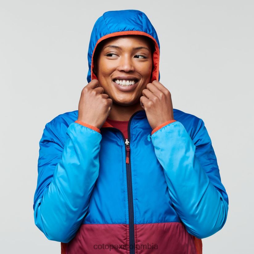 Cotopaxi chaqueta con capucha teca calido mujer ciencia espacial XN60D27 ropa