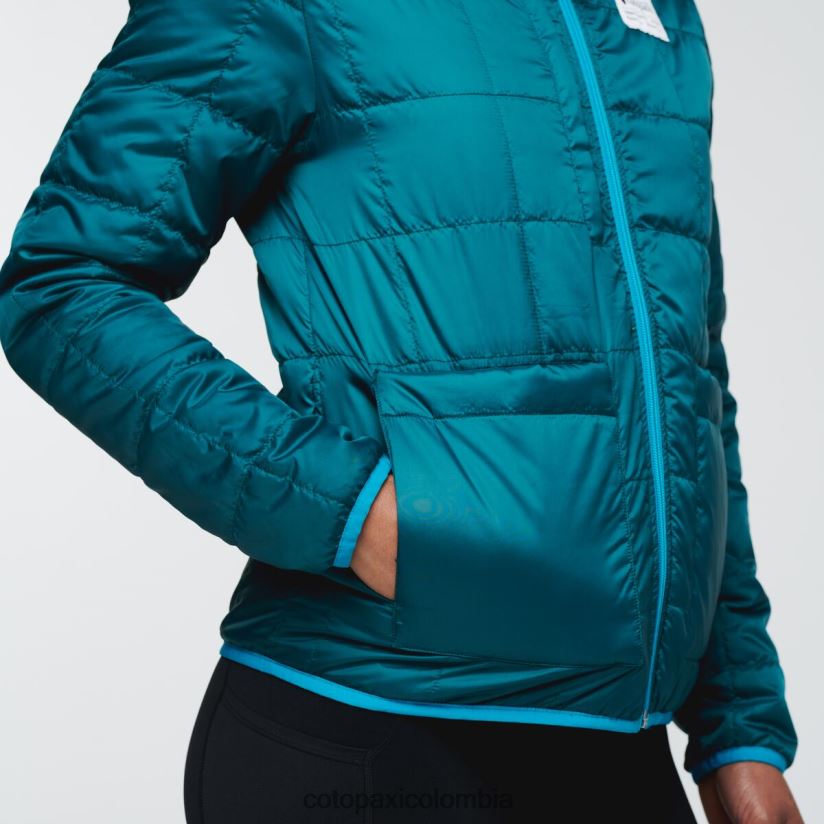 Cotopaxi chaqueta con capucha teca calido mujer cinta de video XN60D219 ropa