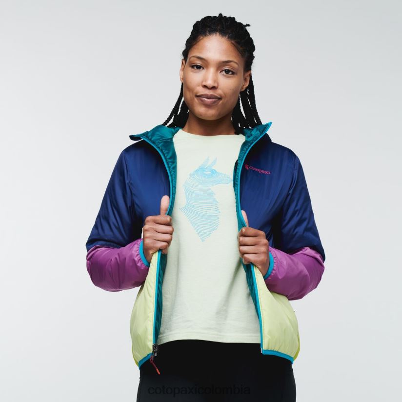 Cotopaxi chaqueta con capucha teca calido mujer cinta de video XN60D219 ropa
