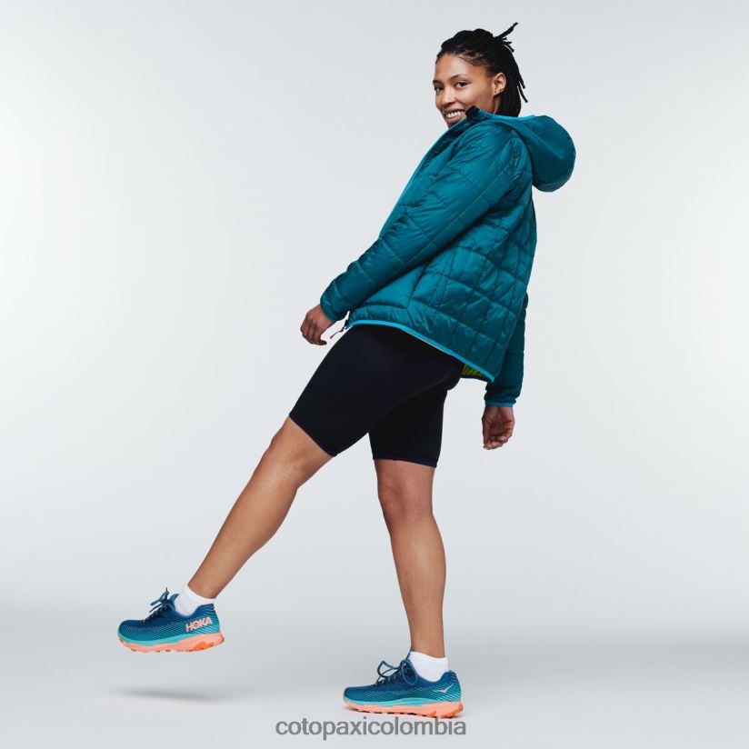 Cotopaxi chaqueta con capucha teca calido mujer cinta de video XN60D219 ropa