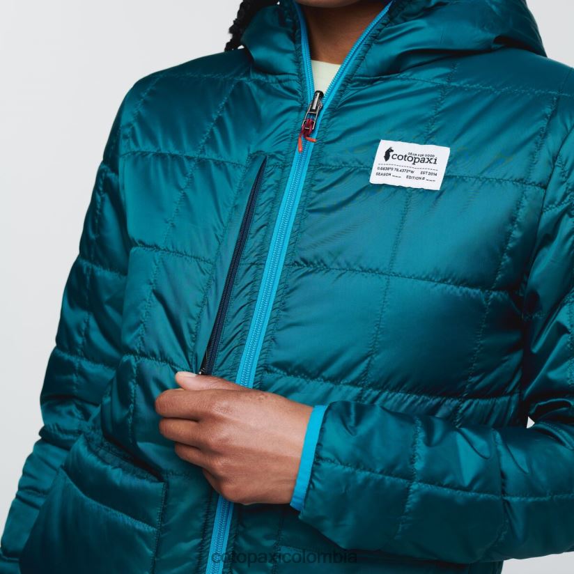 Cotopaxi chaqueta con capucha teca calido mujer cinta de video XN60D219 ropa