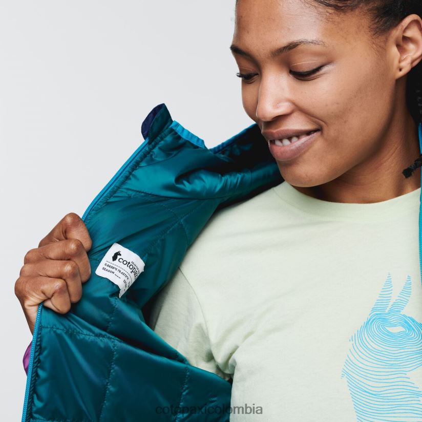 Cotopaxi chaqueta con capucha teca calido mujer cinta de video XN60D219 ropa