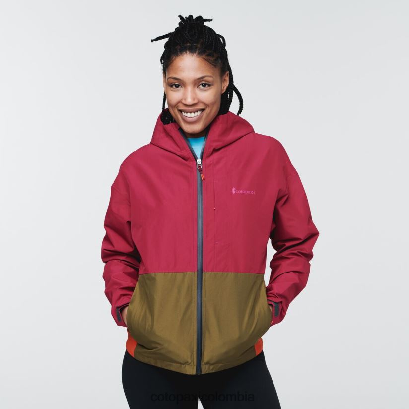 Cotopaxi chaqueta de lluvia cielo mujer frambuesa XN60D210 ropa