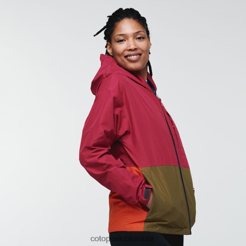 Cotopaxi chaqueta de lluvia cielo mujer frambuesa XN60D210 ropa