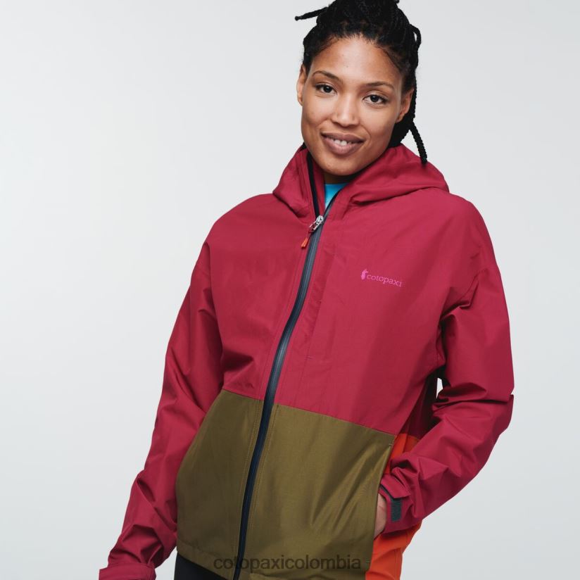 Cotopaxi chaqueta de lluvia cielo mujer frambuesa XN60D210 ropa