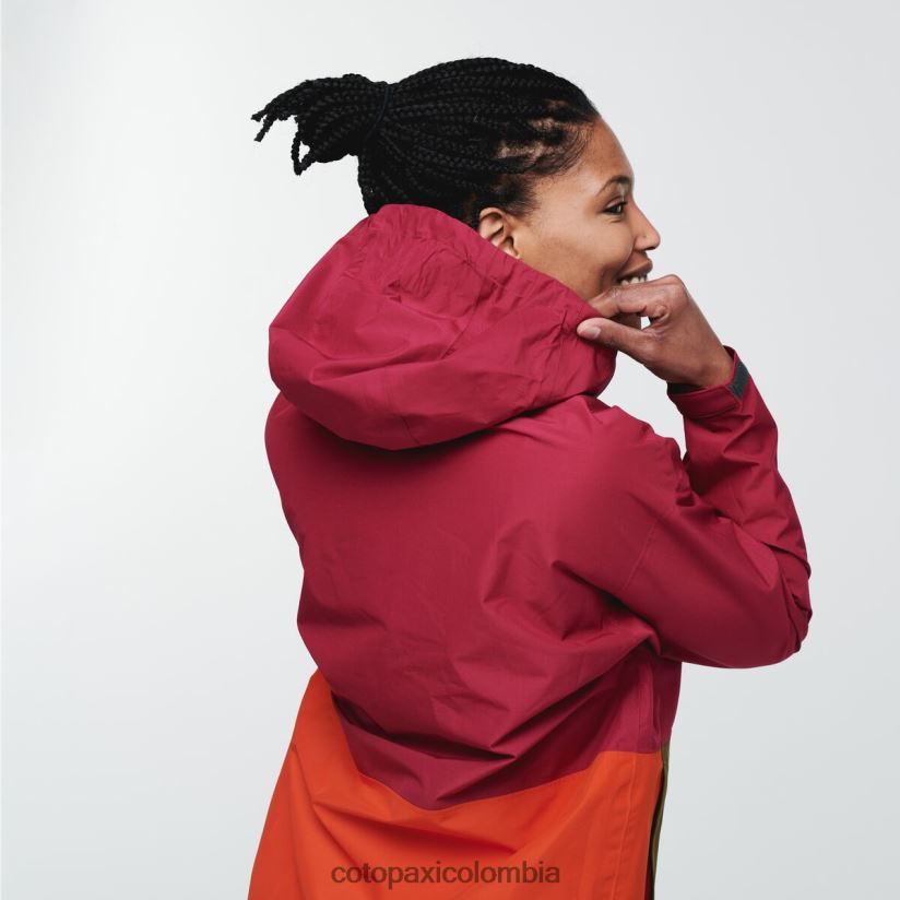 Cotopaxi chaqueta de lluvia cielo mujer frambuesa XN60D210 ropa