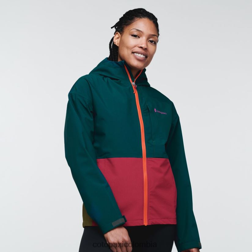 Cotopaxi chaqueta de lluvia cielo mujer océano profundo XN60D218 ropa