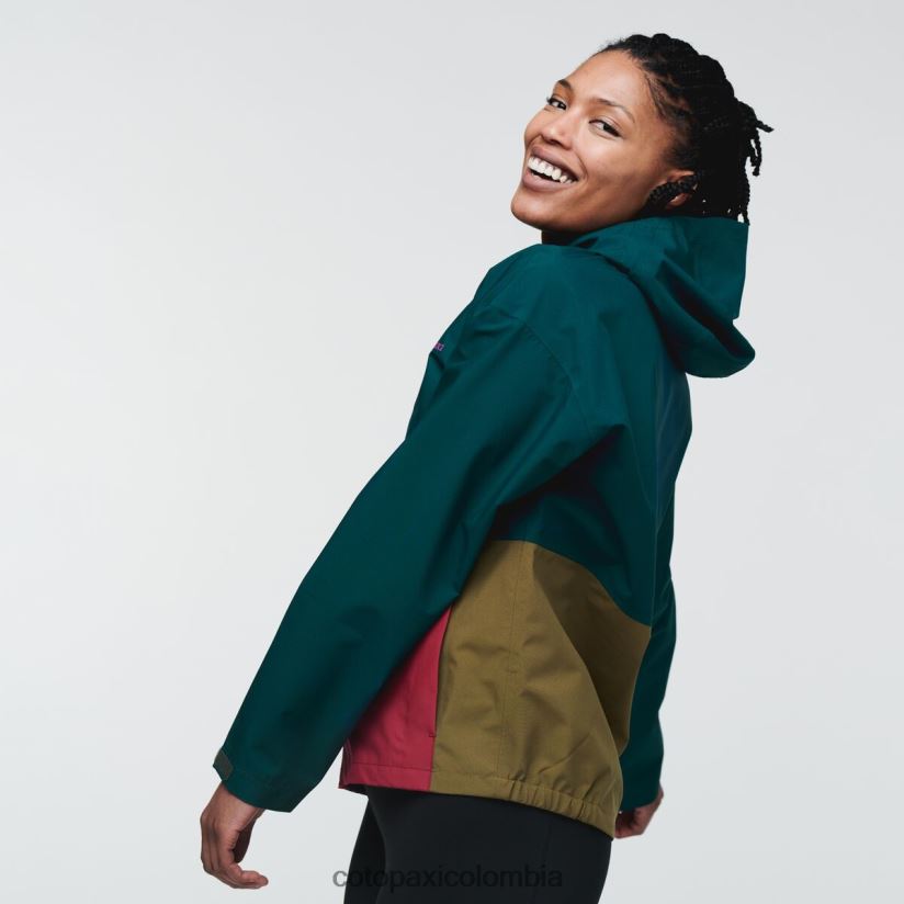 Cotopaxi chaqueta de lluvia cielo mujer océano profundo XN60D218 ropa