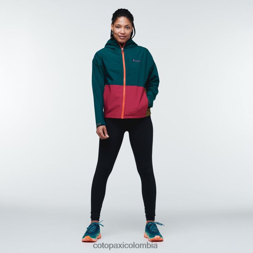 Cotopaxi chaqueta de lluvia cielo mujer océano profundo XN60D218 ropa