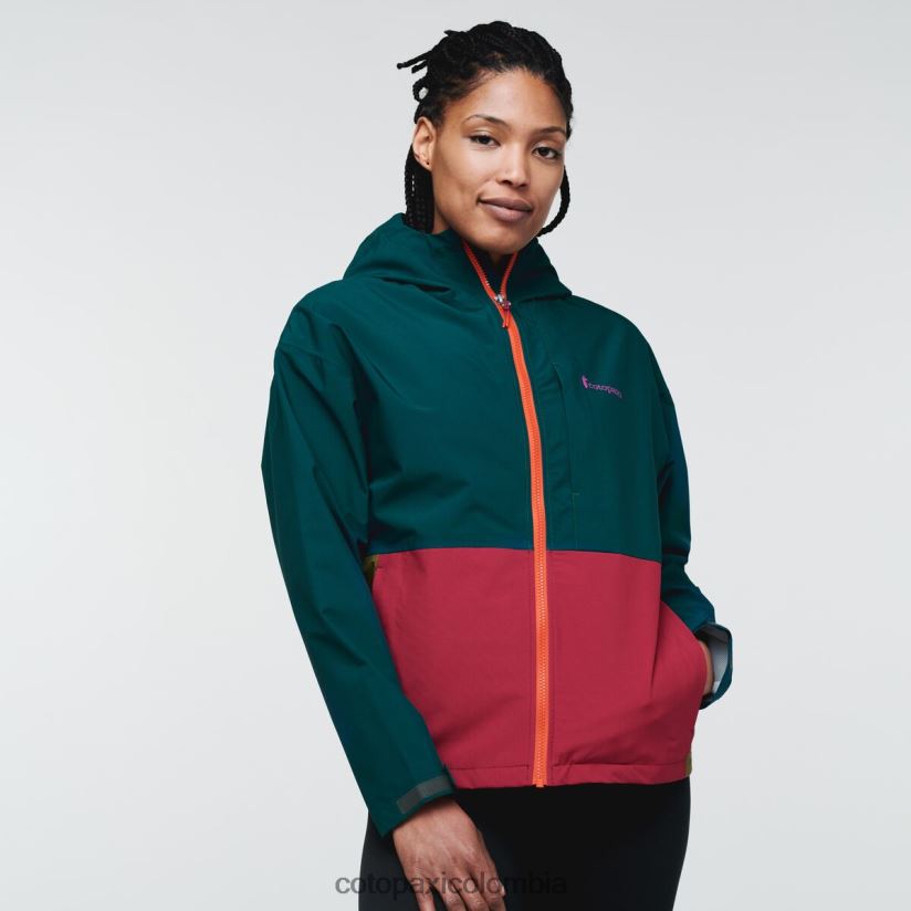 Cotopaxi chaqueta de lluvia cielo mujer océano profundo XN60D218 ropa