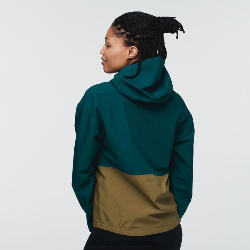 Cotopaxi chaqueta de lluvia cielo mujer océano profundo XN60D218 ropa