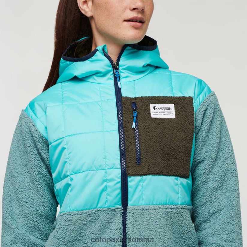 Cotopaxi chaqueta híbrida tricotada mujer cielo/bluegrass XN60D229 ropa