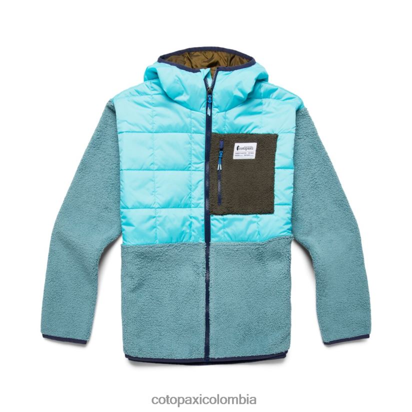 Cotopaxi chaqueta híbrida tricotada mujer cielo/bluegrass XN60D229 ropa