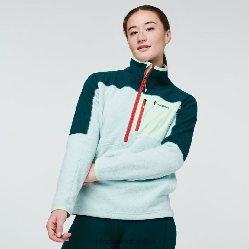Cotopaxi chaqueta polar abrazo con media cremallera mujer océano profundo/hielo XN60D234 ropa