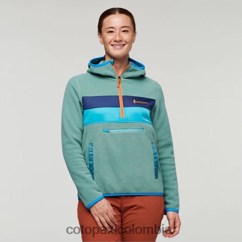 Cotopaxi chaqueta polar teca con capucha y media cremallera mujer Kentucky XN60D242 ropa