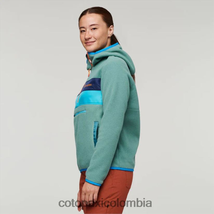 Cotopaxi chaqueta polar teca con capucha y media cremallera mujer Kentucky XN60D242 ropa