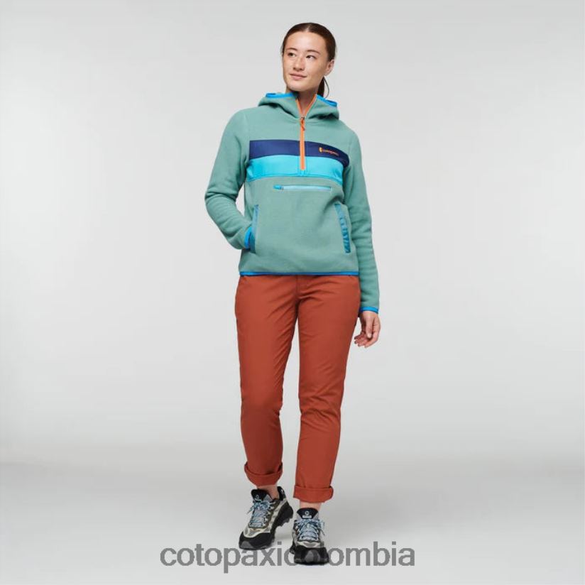 Cotopaxi chaqueta polar teca con capucha y media cremallera mujer Kentucky XN60D242 ropa