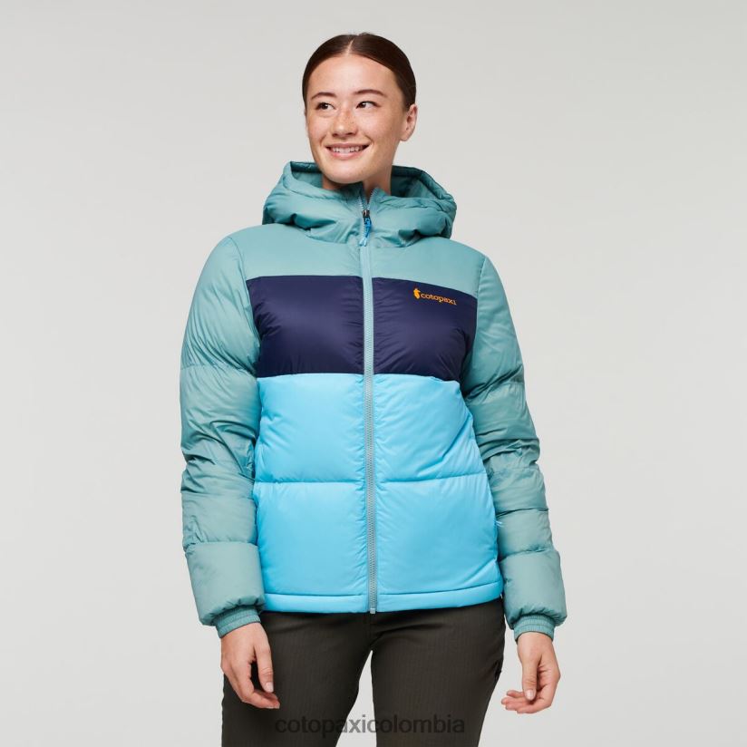 Cotopaxi chaqueta solazo de plumas con capucha mujer pasto azul/cielo azul XN60D21 ropa