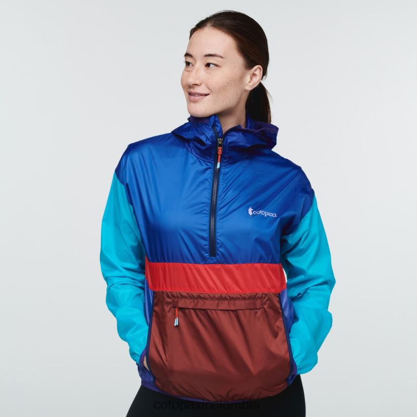 Cotopaxi cortavientos teca con media cremallera mujer sol de marinero XN60D213 ropa