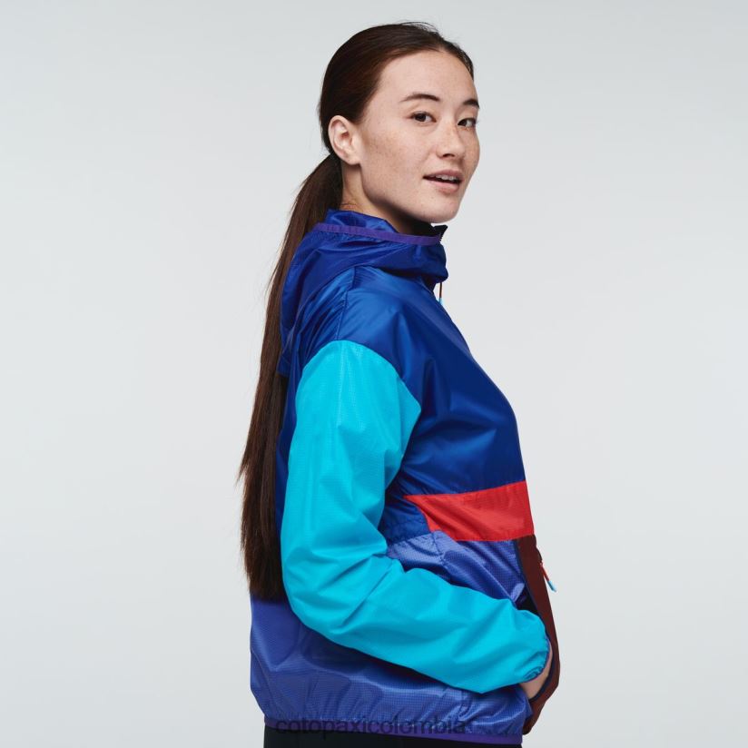 Cotopaxi cortavientos teca con media cremallera mujer sol de marinero XN60D213 ropa