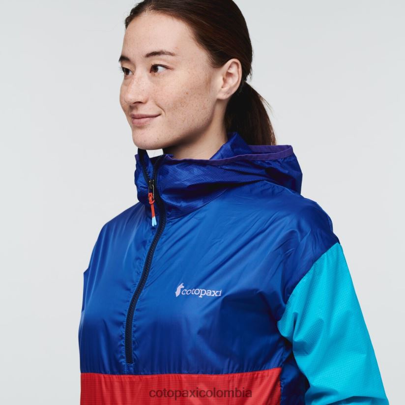 Cotopaxi cortavientos teca con media cremallera mujer sol de marinero XN60D213 ropa