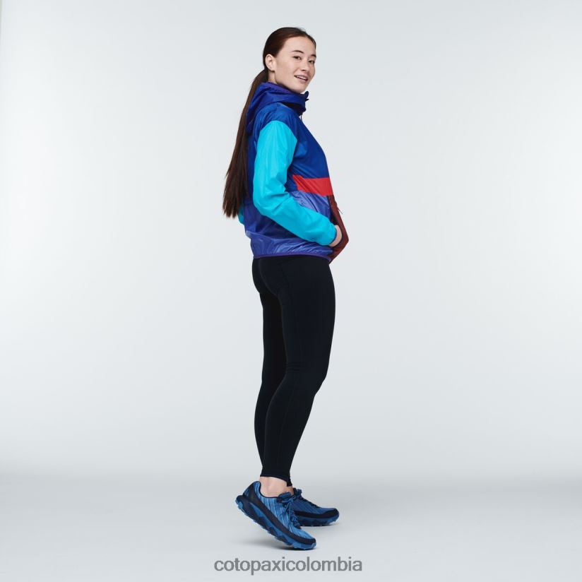 Cotopaxi cortavientos teca con media cremallera mujer sol de marinero XN60D213 ropa