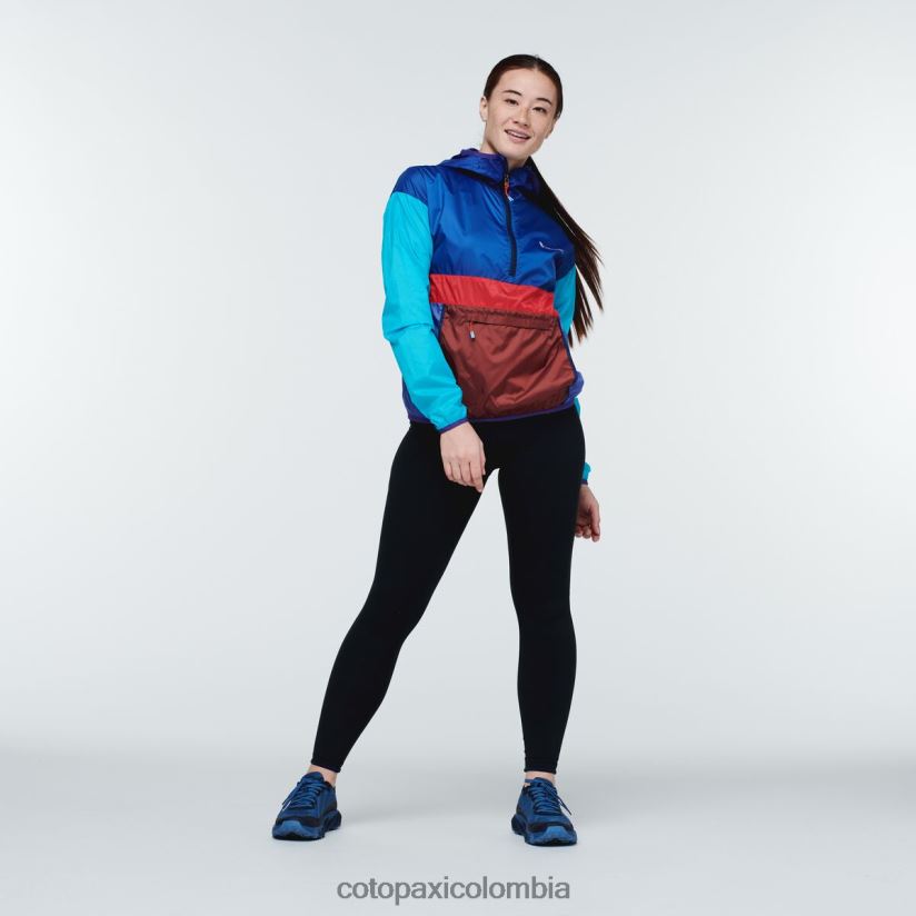 Cotopaxi cortavientos teca con media cremallera mujer sol de marinero XN60D213 ropa