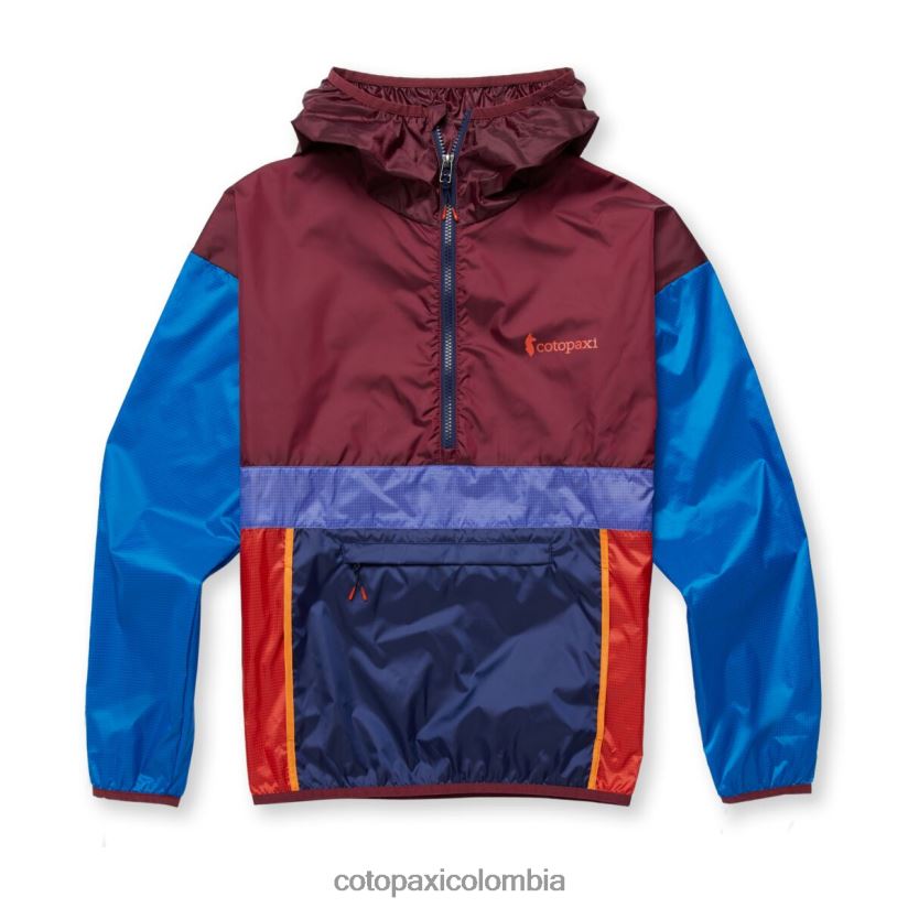 Cotopaxi cortavientos teca con media cremallera mujer tan francés XN60D26 ropa