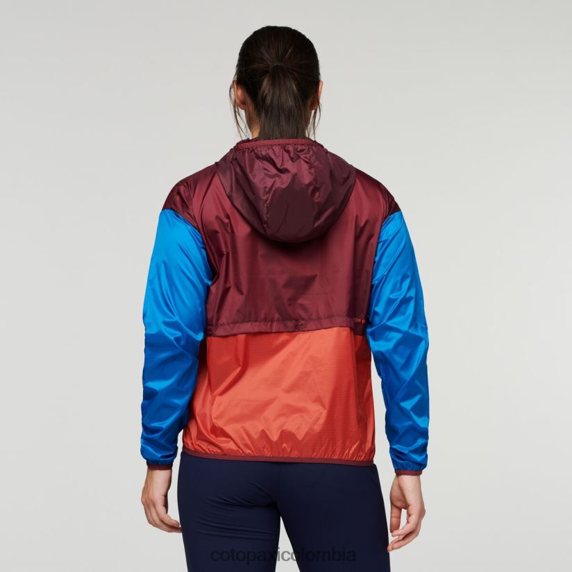 Cotopaxi cortavientos teca con media cremallera mujer tan francés XN60D26 ropa