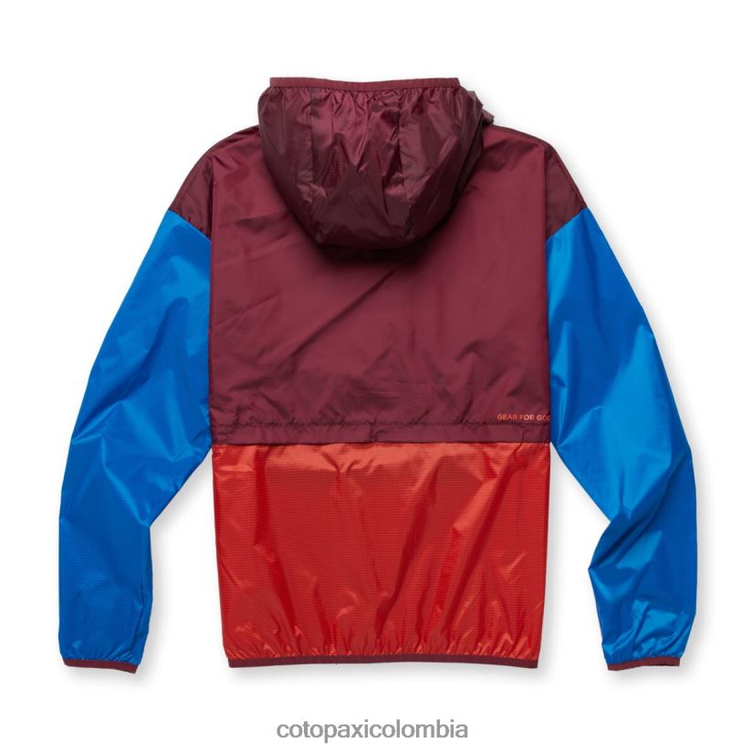 Cotopaxi cortavientos teca con media cremallera mujer tan francés XN60D26 ropa