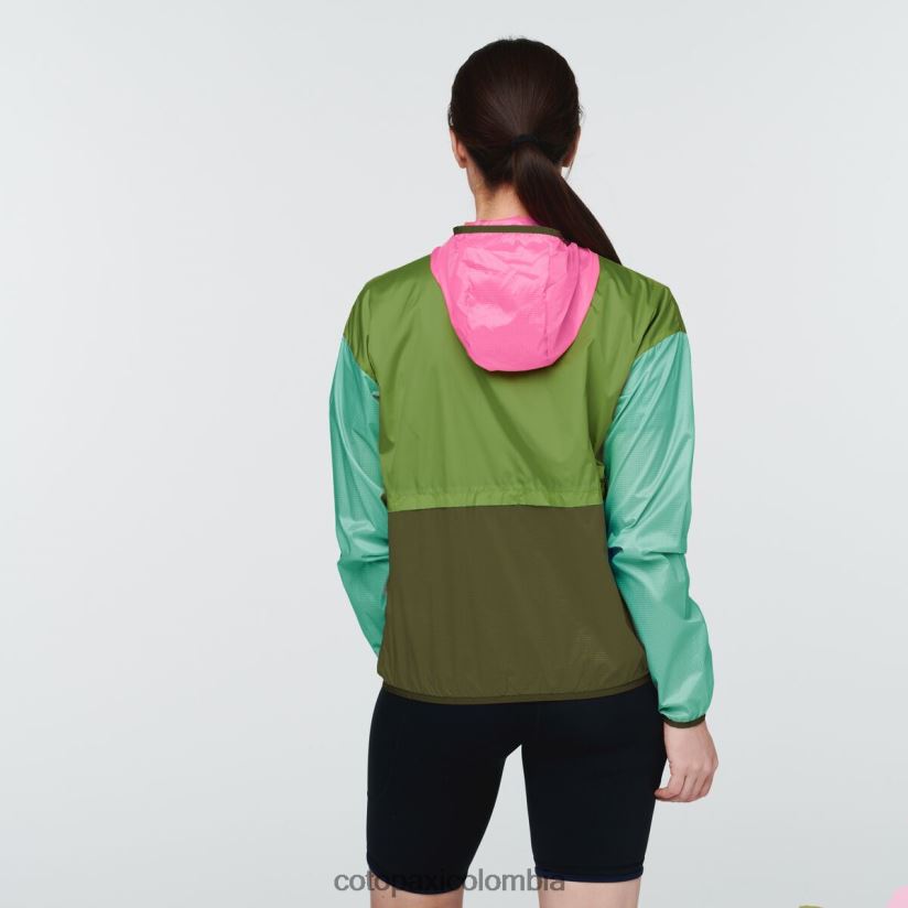 Cotopaxi cortavientos teca con media cremallera mujer tarjeta postal XN60D212 ropa
