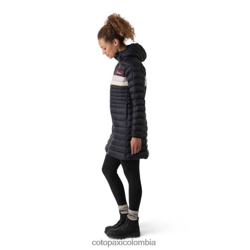 Cotopaxi parka fuego abajo mujer rayas negras XN60D227 ropa