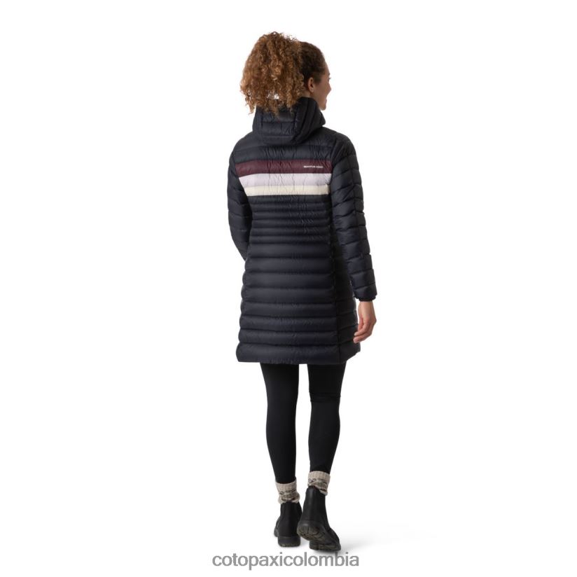 Cotopaxi parka fuego abajo mujer rayas negras XN60D227 ropa