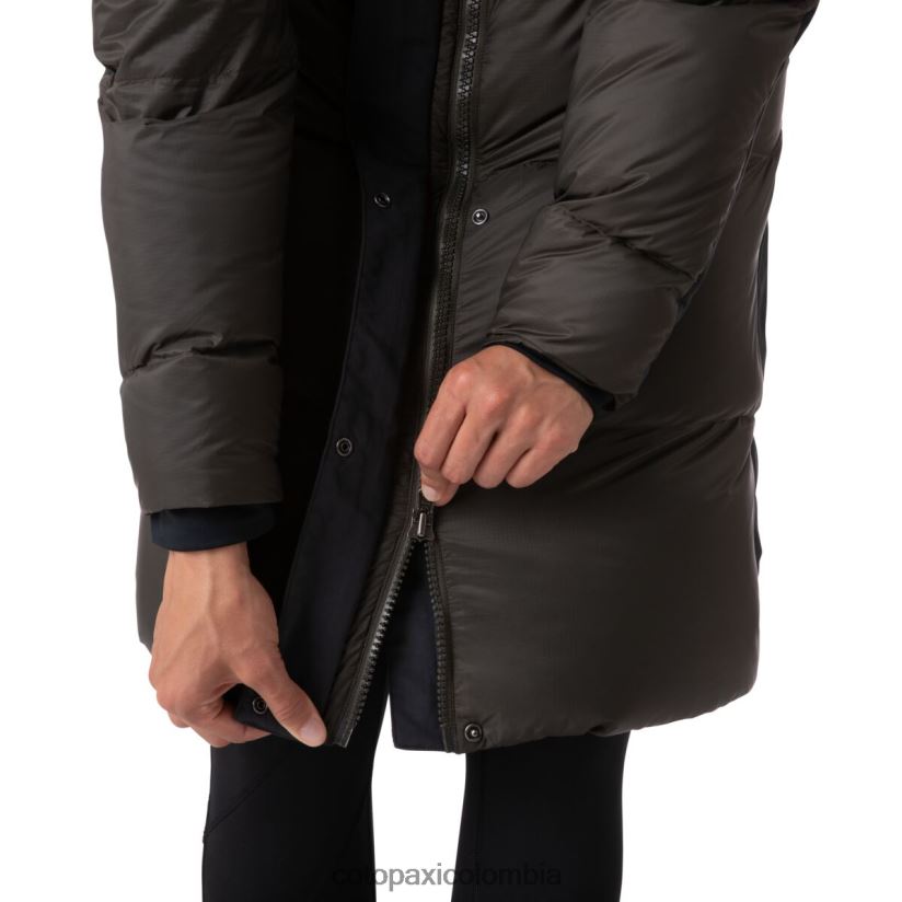 Cotopaxi parka solazo de plumas mujer negro/hierro XN60D228 ropa