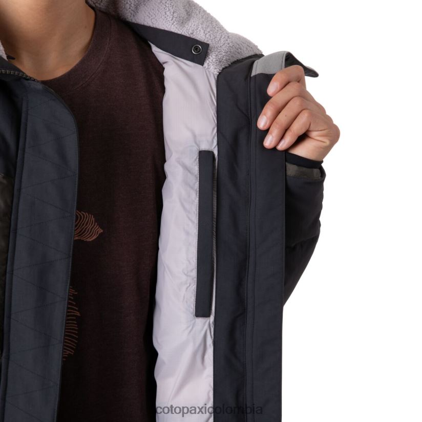 Cotopaxi parka solazo de plumas mujer negro/hierro XN60D228 ropa